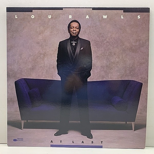 レコードメイン画像：美盤!! '89年 USオリジナル 手書き両マト1 SRC刻印 LOU RAWLS At Last (Blue Note / B1-91937) w/ BOBBY HUTCHERSON, GEORGE BENSON