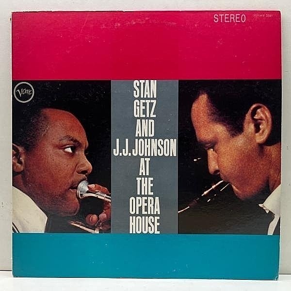 レコードメイン画像：極美盤!! STAN GETZ And J.J. JOHNSON At The Opera House (Verve MV 2561) オペラ・ハウスのスタン・ゲッツとJ.J. 国内 JPN 70sプレス