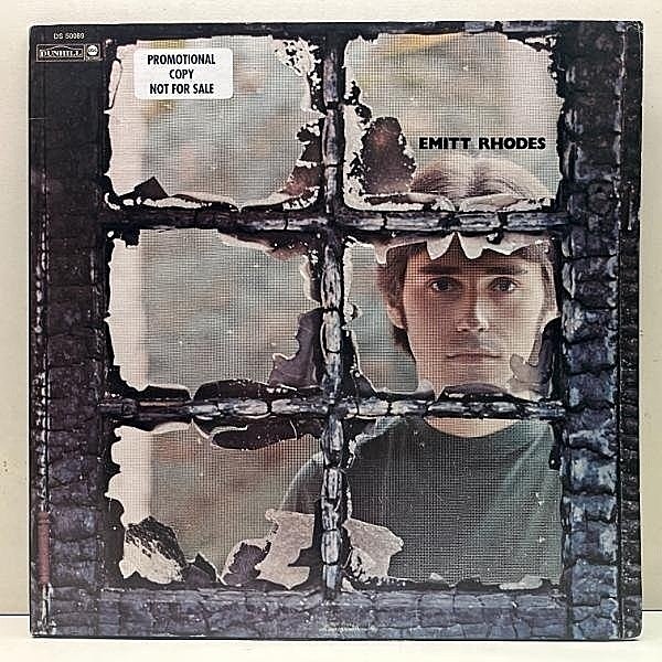 レコードメイン画像：プロモ 美ジャケ!良好盤! USオリジナル MR刻印 EMITT RHODES Same／1st. ('70 Dunhill) 宅録一人BEATLES ポール直系美メロ Power Pop 名作