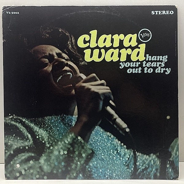 レコードメイン画像：【カルト的支持を受けるRAREノーザンソウル収録】良好盤!! USオリジナル CLARA WARD Hang Your Tears Out To Dry ('66 Verve) Gospel Soul