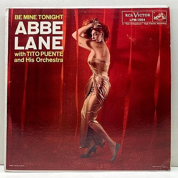 レコードメイン画像：良好盤!! MONO 深溝 USオリジナル ABBE LANE With TITO PUENTE Be Mine Tonight ('57 RCA Victor) アビ・レーン 米モノラル