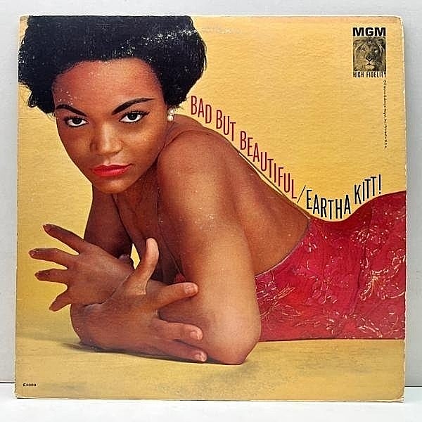 レコードメイン画像：良好盤!! MONO USオリジナル EARTHA KITT Bad But Beautiful ('62 MGM E4009) アーサ・キット w/ Billy May エキゾチックな魅力