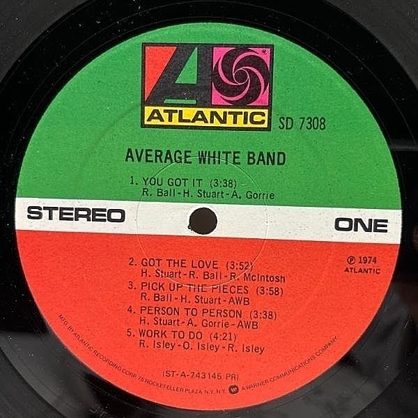 AVERAGE WHITE BAND / AWB (LP) / Atlantic | WAXPEND RECORDS