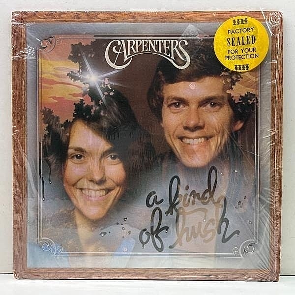 レコードメイン画像：シュリンク美盤!! USオリジナル CARPENTERS A Kind Of Hush ('76 A&M) 初版 内装ロゴジャケット仕様 カーペンターズ LP 見つめあう恋 ほか