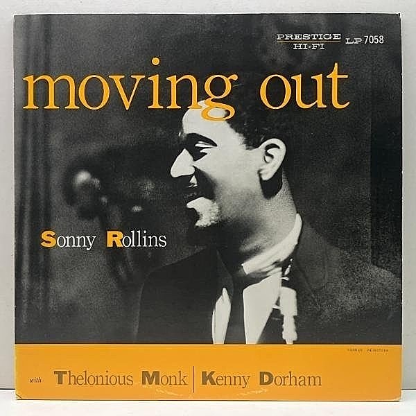 レコードメイン画像：良好!!【MONO】SONNY ROLLINS Moving Out (Prestige SMJ-6584 M) 国内 70s モノラル w/ KENNY DORHAM, THELONIOUS MONK, ART BLAKEY