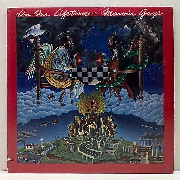 レコードメイン画像：【MOBB DEEP サンプリング ネタ】美盤!! USオリジナル MARVIN GAYE In Our Lifetime ('81 Tamla) グッドメロウ Life Is For Learning ほか