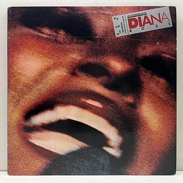 レコードメイン画像：【Coke Escovedoの人気カヴァー収録】美盤!! 2LP USオリジナル DIANA ROSS An Evening With ～ ('77 Motown) ロサンゼルスのLIVE録音