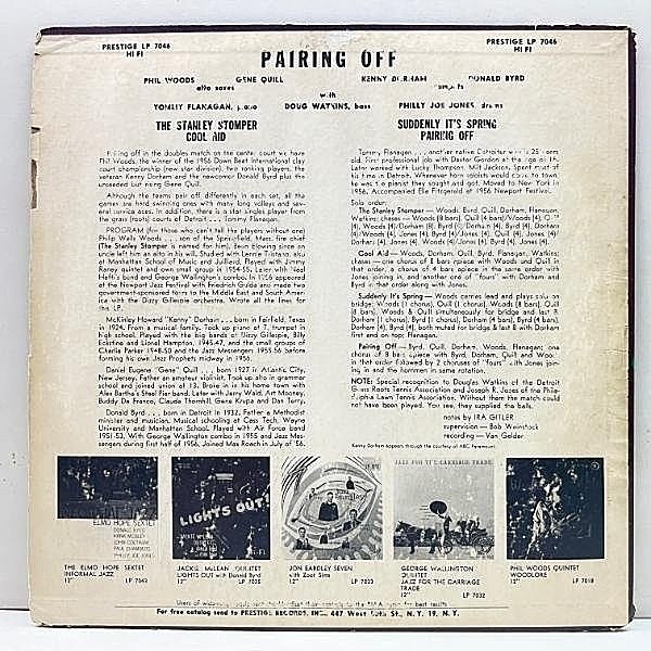 PHIL WOODS / Pairing Off (LP) / Prestige | WAXPEND RECORDS
