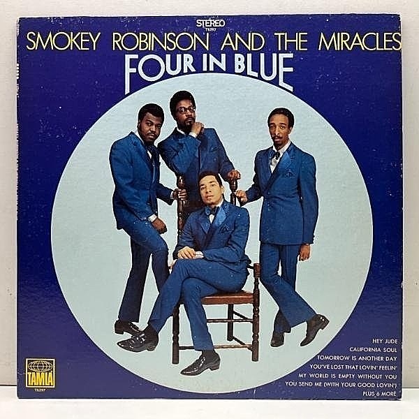 レコードメイン画像：J DILLA『Donuts』サンプリングネタ！USオリジナル SMOKEY ROBINSON / MIRACLES Four In Blue ('69 Tamla) SUPREMES 爽快モータウンビート