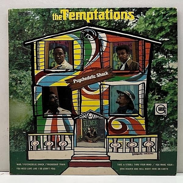 レコードメイン画像：良好品!! USオリジナル TEMPTATIONS Psychedelic Shack ('70 Gordy) EDWIN STARR 名曲 War ほか PUBLIC ENEMY サンプリング ネタ LP