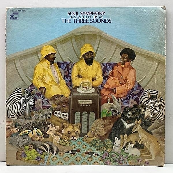 レコードメイン画像：USオリジナル THREE SOUNDS Soul Symphony ('69 Blue Note BST 84341) LIBERTY 青白ラベ MAIN SOURCE サンプリング ネタ Repeat After Me