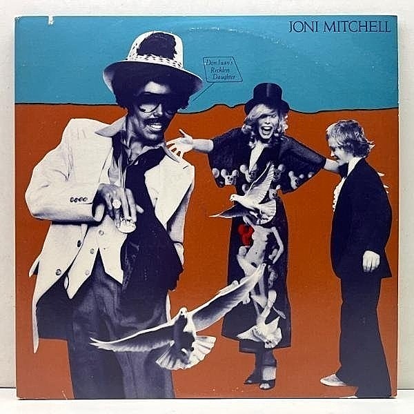 レコードメイン画像：良好盤!! 2LP 初版 BB規格 雲ラベ USオリジナル JONI MITCHELL Don Juan's Reckless Daughter ('77 Asylum) SRC刻印 ジョニ・ミッチェル