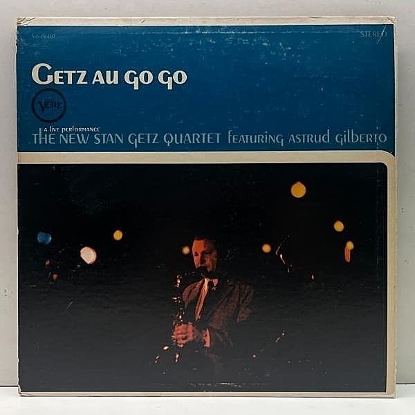 レコードメイン画像：良好盤!! Capitolプレス [Club Edition] オリジナル STAN GETZ, ASTRUD GILBERTO Getz Au Go Go (Verve SMAS-90614) MGMリム 白枠GFジャケ