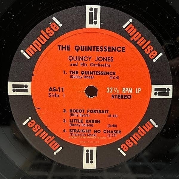 QUINCY JONES / The Quintessence (LP) / Impulse | WAXPEND RECORDS