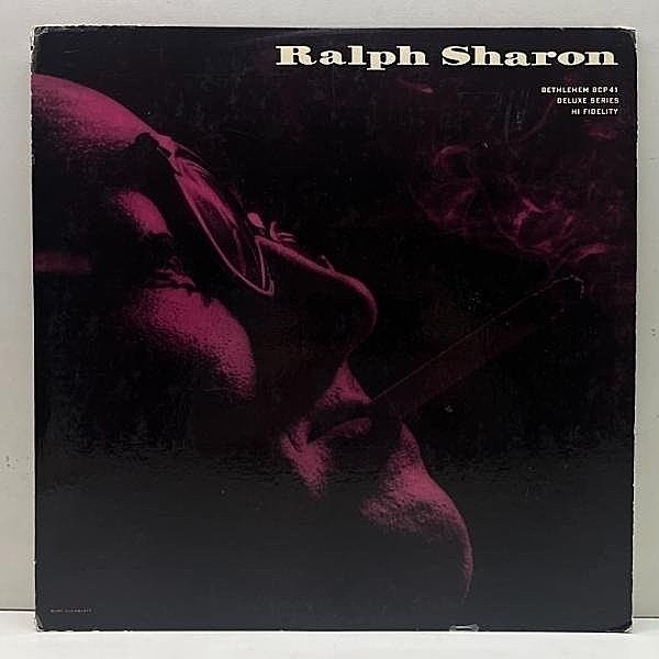 レコードメイン画像：十分概ね良好!!【FLAT 1stリーフ 深溝 MONO】RALPH SHARON TRIO (Bethlehem BCP 41) ラルフ・シャロン BURT GOLDBLATT ピアノトリオ 名盤