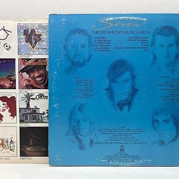 ROXY MUSIC ロキシー・ミュージック ブライアン・フェリー　レコード LP】ロキシー・ミュージック – ロキシー・ミュージック