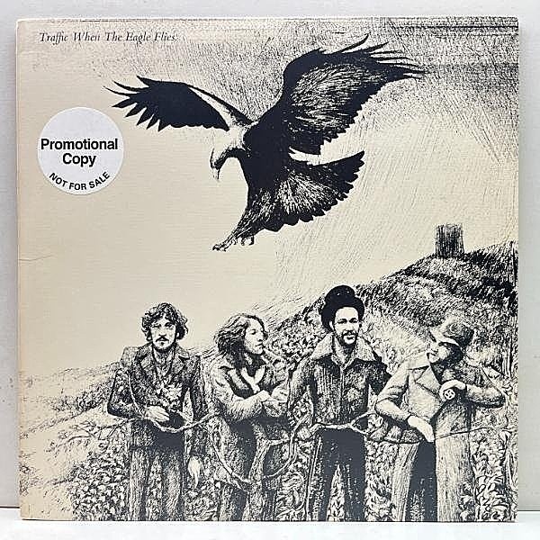 レコードメイン画像：プロモ 良好品!! USオリジナル 初版 7E規格 STERLING刻印 TRAFFIC When The Eagle Flies ('74 Asylum) プログレ JAZZロック STEVE WINWOOD 