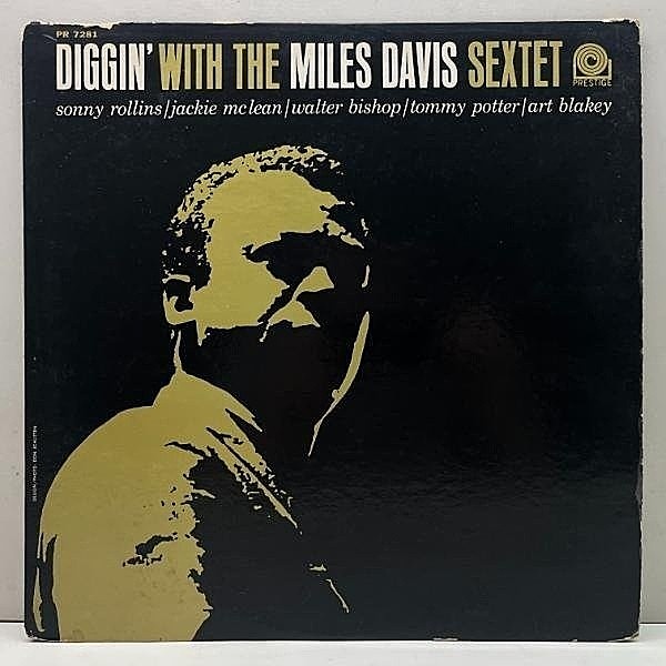 レコードメイン画像：良好!! MONO 深溝 NJ黄ラベ 手書きRVG刻印 MILES DAVIS Diggin' With ～ SONNY ROLLINS Dig (Prestige 7281) w/ JACKIE McLEAN, ART BLAKEY