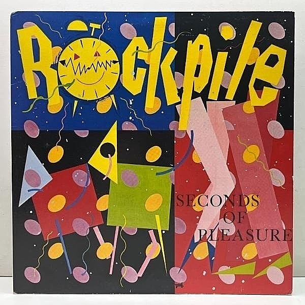 レコードメイン画像：USオリジナル 初版 JC規格 両マト1A カスタムLbl. ROCKPILE Seconds Of Pleasure ('80 Columbia) ロンドンの街角 Dave Edmunds, Nick Lowe