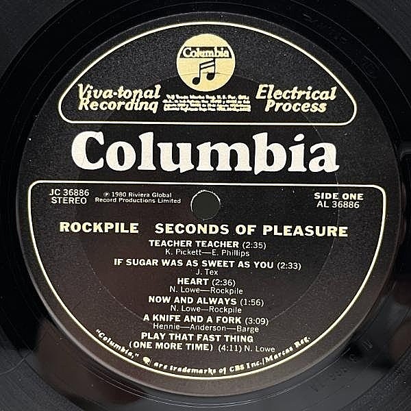 ROCKPILE ロックパイル / セカンズ・オブ・プレジャー ROCKPILE / Seconds Of Pleasure (LP) / Columbia | WAXPEND RECORDS