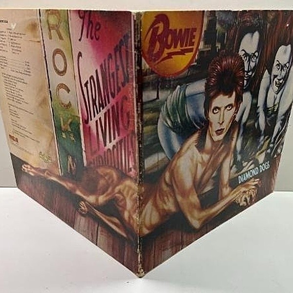 ★１点限り【UKオリジナル】デヴィッド・ボウイ /『ダイアモンド・ドッグズ』 David Bowie – Diamond Dogs – Vinyl (4 Prong Centre, 7