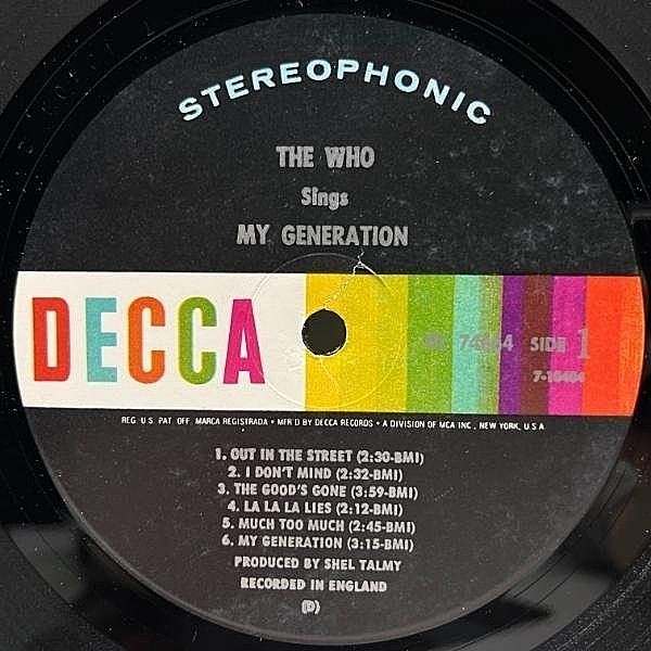 WHO / My Generation (LP) / Decca | WAXPEND RECORDS