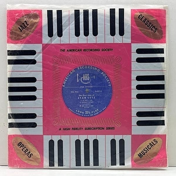 レコードメイン画像：【コレでしか聴けない RVG cutting】USオリジナル MONO 深溝 STAN GETZ The Cool Jazz Of = Cool Sounds (ARS G-407) w/ Tony Fruscella