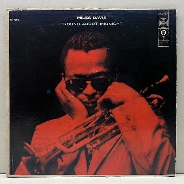 レコードメイン画像：良好盤!!【1A/1A】オリジナル MONO 6eye 深溝 MILES DAVIS Round About Midnight (Columbia CL 949) w/ JOHN COLTRANE 米 初回 モノラル