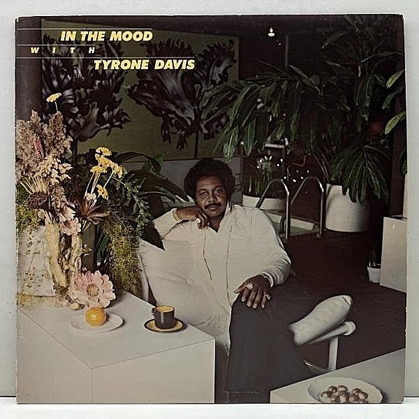 レコードメイン画像：プロモ USオリジナル 手書きWally刻印 TYRONE DAVIS In The Mood With ('79 Columbia) SWV サンプリングネタ 重厚メロウ名曲 米 LP 原盤