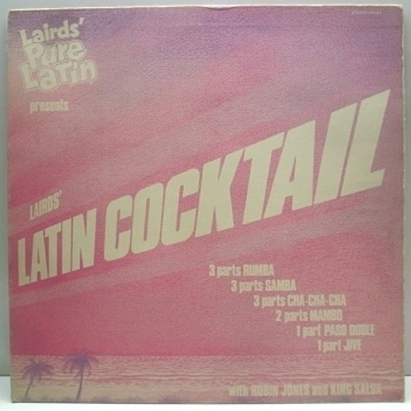 レコードメイン画像：UK LATIN/SALSA 自主 ROBIN JONES and KING SALSA Laird's Latin Cocktail 珍盤