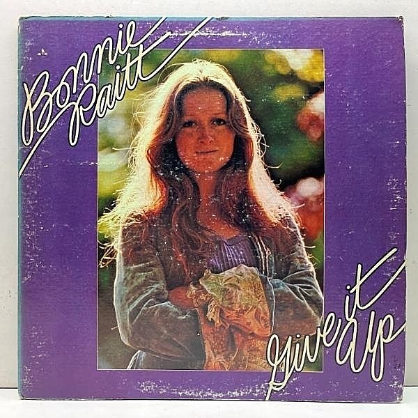 レコードメイン画像：USオリジナル 初版 緑ラベ 手書きLH刻印 マト枝番なし BONNIE RAITT Give It Up ('72 Warner) ボニー・レイット 最高傑作 2ndアルバム LP