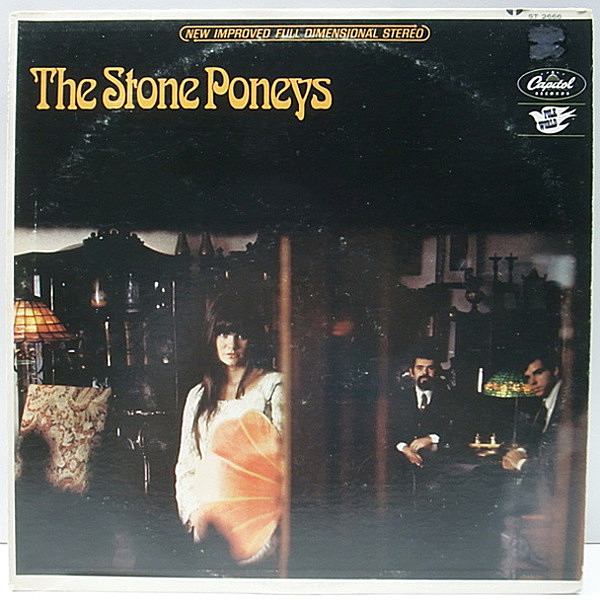 レコードメイン画像：レアな美盤!! 初回 虹ツヤ USオリジナル THE STONE PONEYS Same／1st デビュー作 ('67 Capitol) ストーン・ポニーズ LINDA RONSTADT 在籍