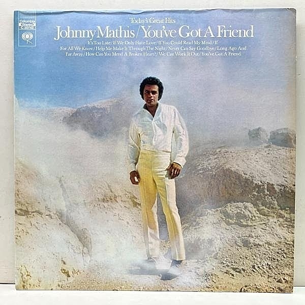 レコードメイン画像：【極楽ブルーアイドソウル／JAMES TAYLOR cover.】美盤!! USオリジ JOHNNY MATHIS You've Got A Friend ('71 Columbia) ジョニー・マティス
