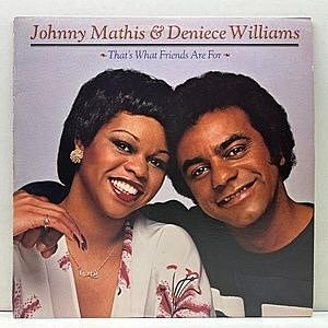 レコード画像：JOHNNY MATHIS / DENIECE WILLIAMS / That's What Friends Are For