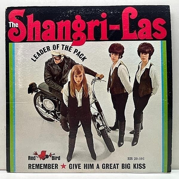 レコードメイン画像：美再生!! MONO オリジナル SHANGRI-LAS Leader Of The Pack ('65 Red Bird) シャングリラス／黒いブーツでぶっとばせ 初回 米モノラル