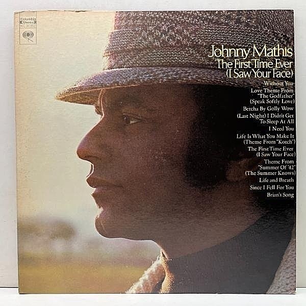 レコードメイン画像：【濃密重厚R&Bバラード／ROBERTA FLACK cover.】美盤!! USオリジ JOHNNY MATHIS The First Time Ever ゴッドファーザー 愛のテーマ など LP