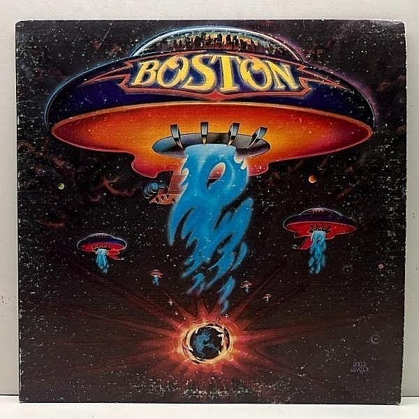レコードメイン画像：【両面 Wly刻印】良好盤!! 初版 PE規格 橙ラベ USオリジナル BOSTON Same／1st ('76 Epic) デビュー 幻想飛行 Wally Traugott カッティング