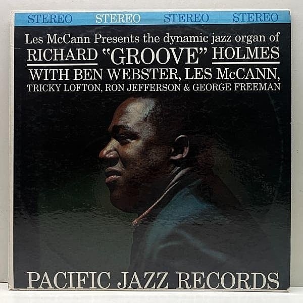 レコードメイン画像：良好!! USオリジナル RICHARD GROOVE HOLMES (Pacific Jazz 23) リチャード・グルーヴ・ホームズ Ben Webster, Les McCann, George Freeman