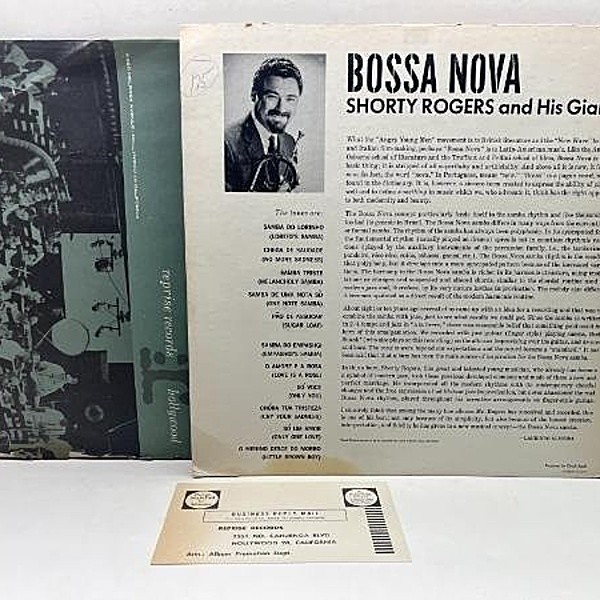 SHORTY ROGERS / Bossa Nova (LP) / Reprise | WAXPEND RECORDS