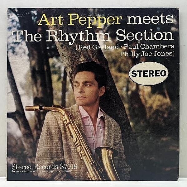 レコードメイン画像：良好!! STEREO RECORDS オリジナル ART PEPPER Meets The Rhythm Section ('57 Contemporary) w/ Red Garland, Paul Chambers