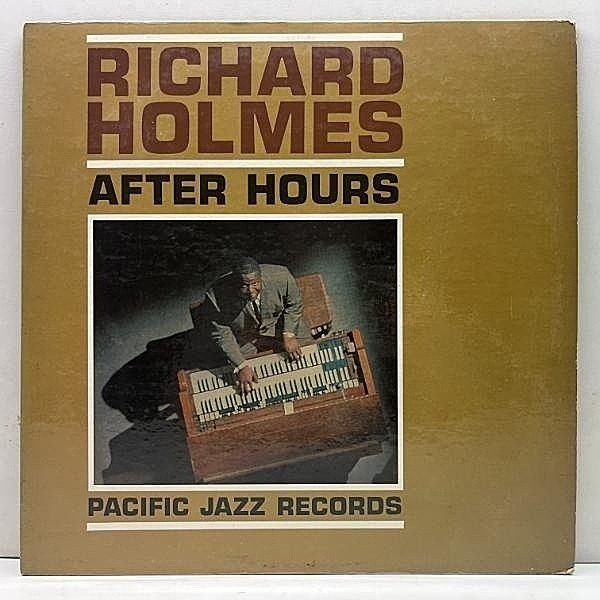 レコードメイン画像：USオリジナル MONO 銀バー 深溝 RICHARD GROOVE HOLMES After Hours ('61 Pacific Jazz 59) w/ Joe Pass, Lawrence Marable ※難あり