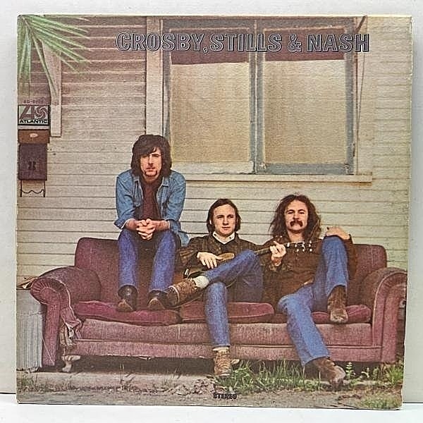 レコードメイン画像：【歌詞シート完品】美盤!! 初版BROADWAY 米オリジナル CROSBY STILLS & NASH S.T ('69 Atlantic) 手書きRG刻印(Rob Grenell) 1st.アルバム