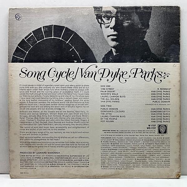 Van Dyke Parks 2枚セット VAN DYKE PARKS / Song Cycle (LP) / Warner Bros. | WAXPEND