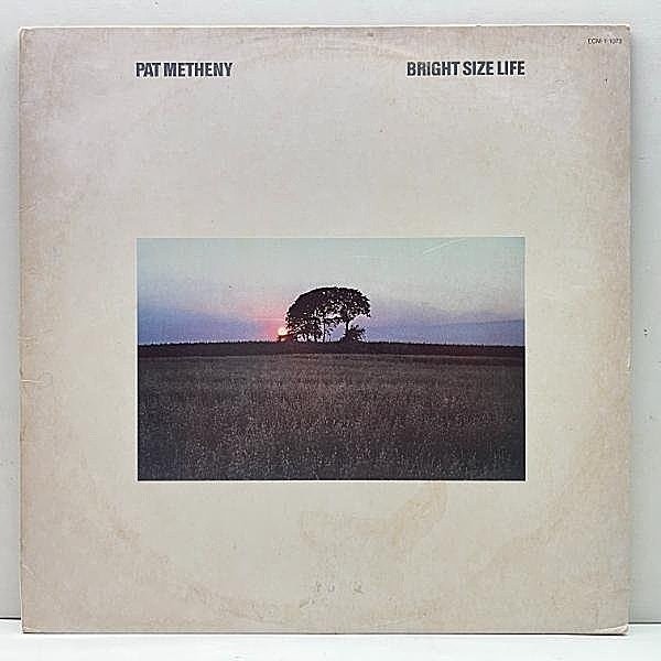 レコードメイン画像：美盤!! USオリジナル PAT METHENY Bright Size Life ('76 ECM) パット・メセニー 記念すべき初リーダー作 w/ Jaco Pastorius