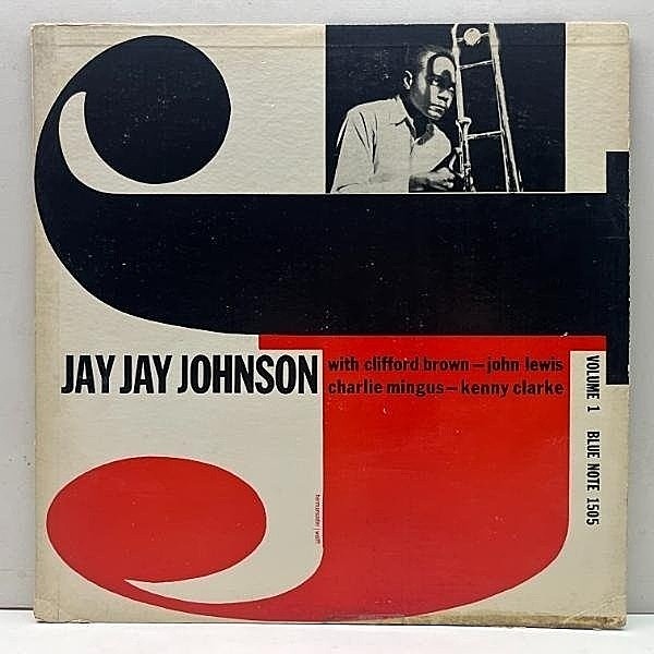 レコードメイン画像：美盤!! オリジナル【FLAT, 額縁, LEXINGTON】JAY JAY JOHNSON The Eminent Vol. 1 (Blue Note BLP 1505) Clifford Brown, Charles Mingus