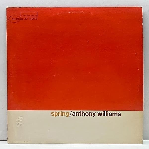 レコードメイン画像：極美盤!! MONO オリジナル【NEWYORK 耳 VANGELDER刻印】ANTHONY WILLIAMS Spring (Blue Note BLP 4216) Herbie Hancock, Wayne Shorter