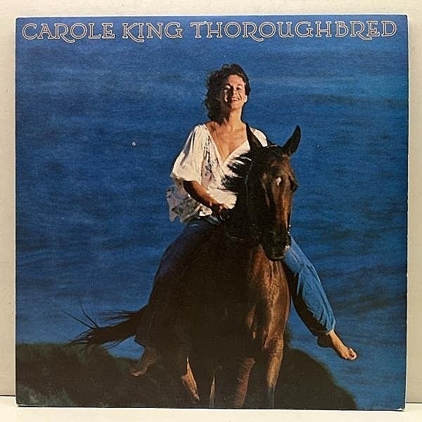 レコードメイン画像：Cut無し!美品! ざら紙ジャケ USオリジナル CAROLE KING Thoroughbred ('75 ODE SP-77034) キャロル・キング w/JAMES TAYLOR, CROSBY & NASH