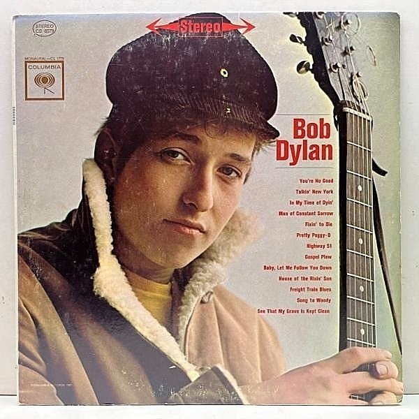 レコードメイン画像：良好!! US初期プレス BOB DYLAN Self Titled (Columbia CS 8579) 米 2eye Stereo ボブ・ディラン 1st デビューアルバム