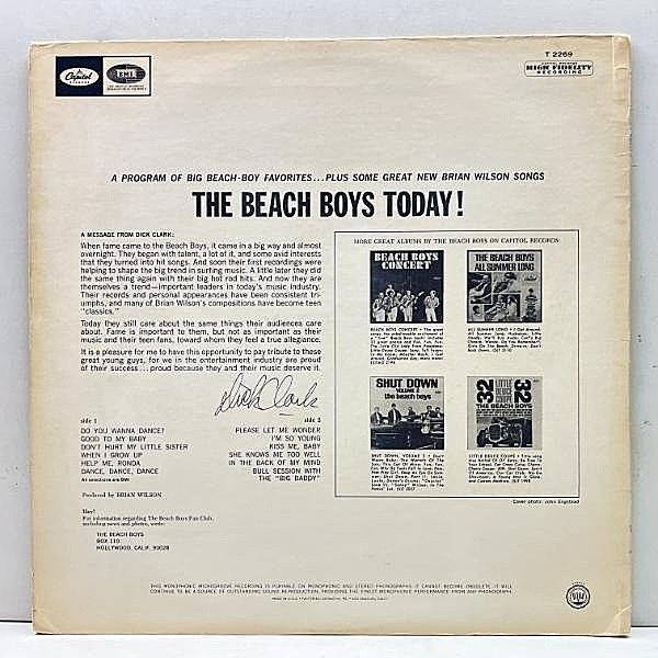 BEACH BOYS / Today (LP) / Capitol | WAXPEND RECORDS