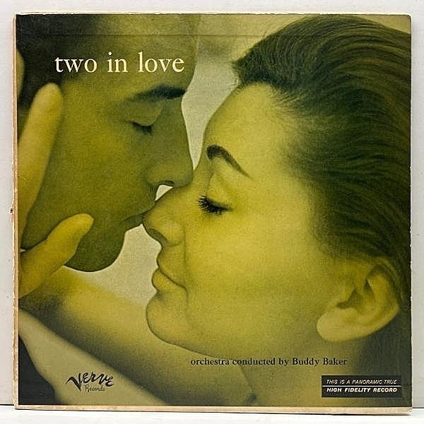 レコードメイン画像：【ディズニー映画さながらの心地よさ】良好!! オリジナル MONO 深溝 BUDDY BAKER Two In Love (Verve MG V-2006) バディ・ベイカー